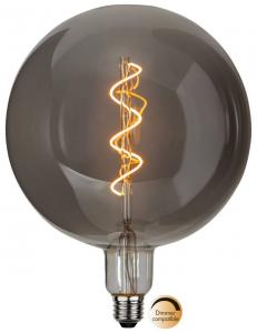 E27 Glob200 Dimbar 2.6W 2200K 55lm Rökfärgad LED-Lampa