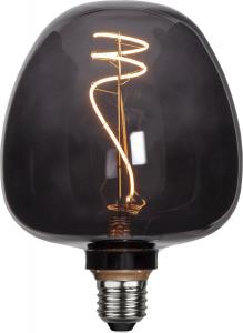 E27 Glob125 2W 2200K 40lm Svart LED-Lampa