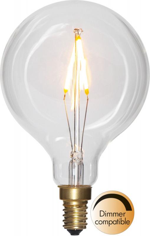 E14 SoftGlow Glob80 1.5W 2100k 100lm LED-Lampa