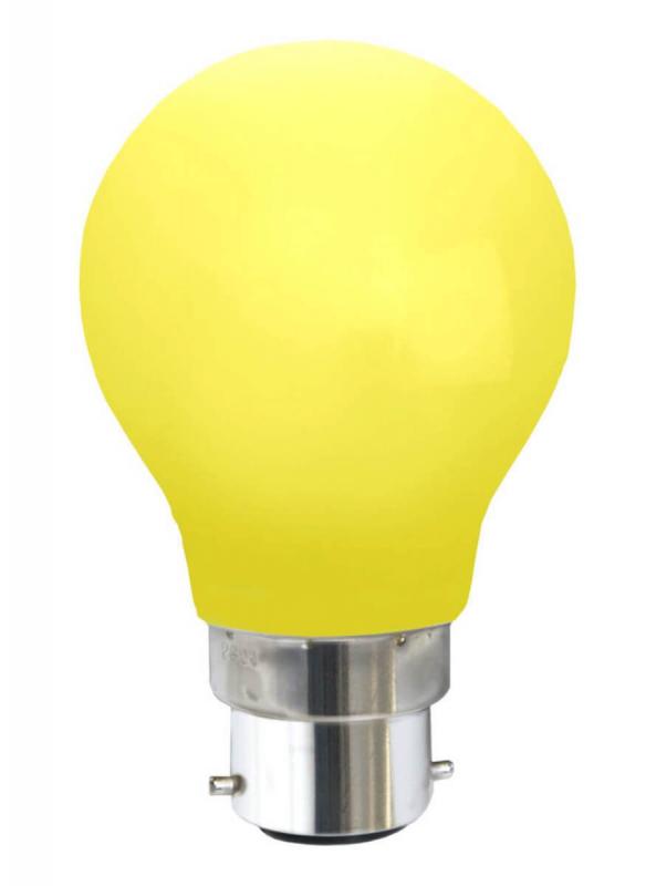 B22 Dekoration Party Klot 0.8W 16lm Gul LED-Lampa