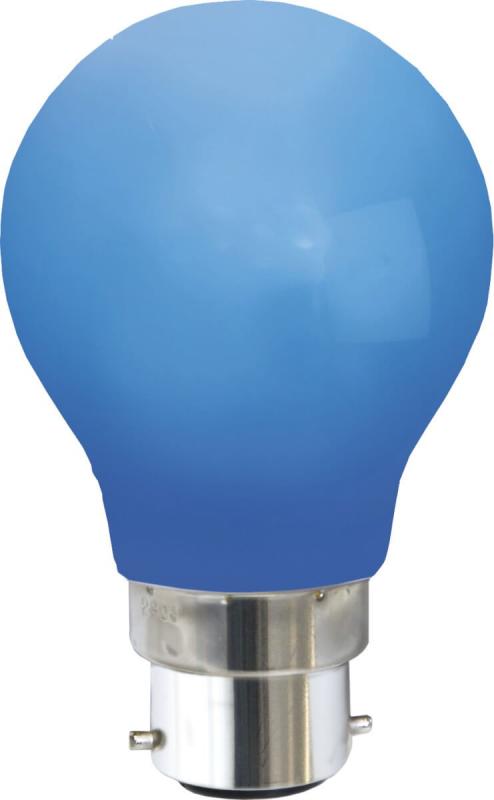 B22 Klot Party 0.9W Blå LED-Lampa
