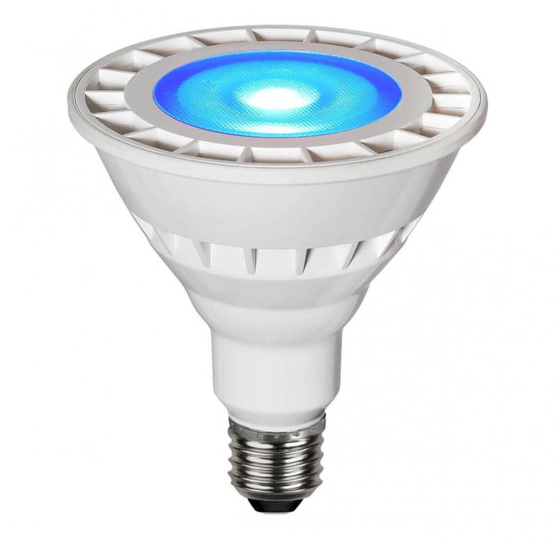 E27 Spotlight PAR38 13W Blå LED-Lampa