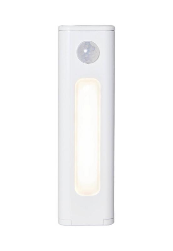 FUNCTIONAL Nattlampa LED Batteri Dimbar Sensor 12,5cm Vit