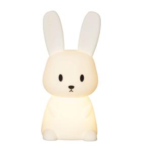 FUNCTIONAL LED-Nattlampa Kanin Batteri 20cm Vit