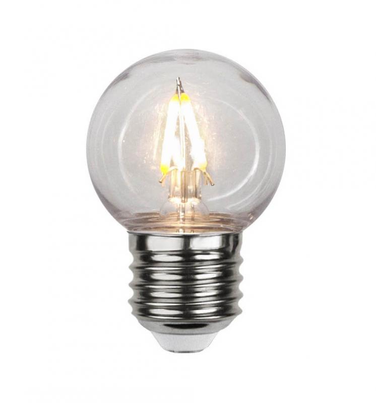 E27 Klot Outdoor Lighting PC Cover 1.4W 2700K 120lm LED-Lampa