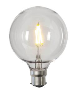 B22 PC Cover Glob95 0.6W 2700k 80lm LED-Lampa