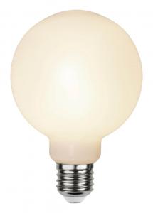 E27 Glob95 1.2W 2700K 85lm Opal LED-Lampa