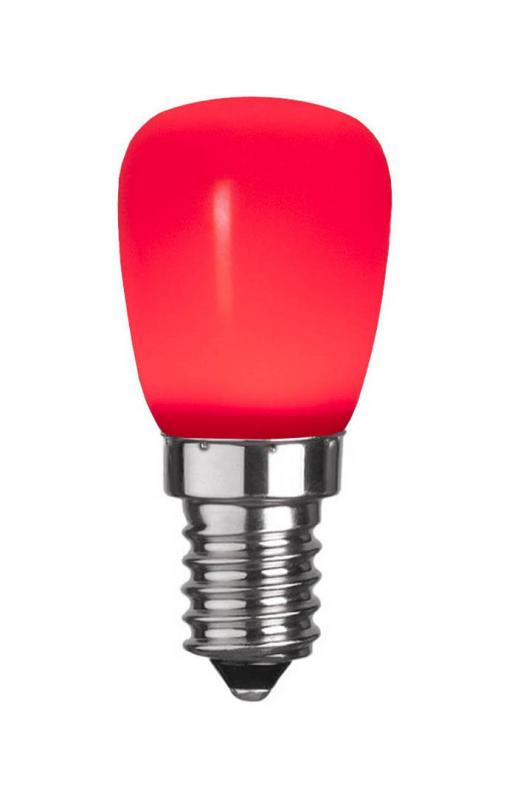 E14 Dekoration Party Päron 0.8W 6lm Röd LED-Lampa