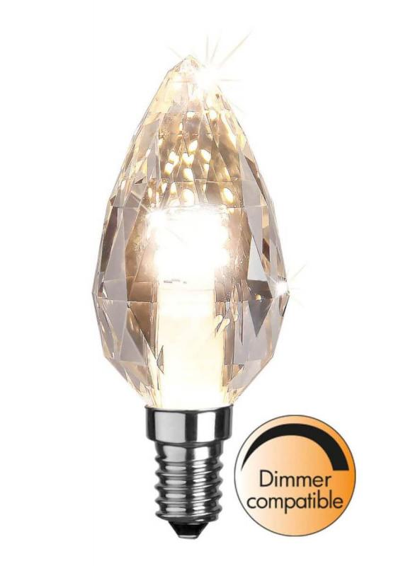 E14 Diamond Kronljus 4W 2700K 300lm LED-Lampa