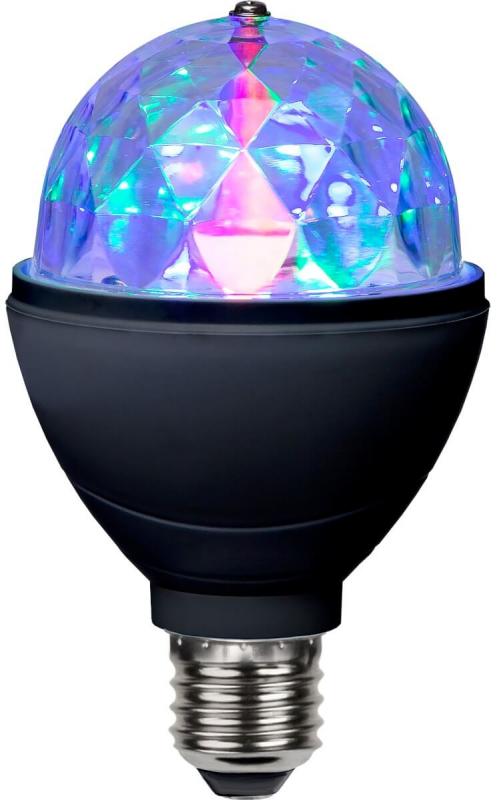 E27 Disco RGB Party 3W LED-Lampa