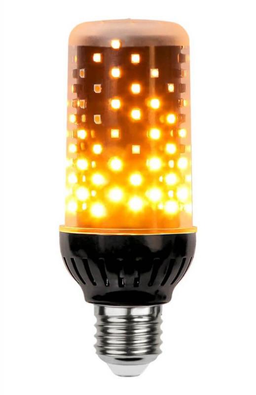 E27 Flame Lamp Tubural 3.6-6.2W 1800K 300lm LED-Lampa