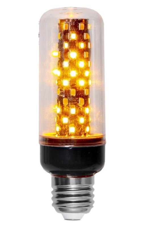 E27 Flame Tubural Sensor 1.5-3.5W 1800k 105lm LED-Lampa
