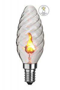 FLICKERING FLAME Vriden Kronljus 10cm