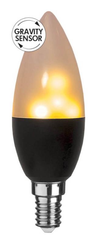 E14 Flame Lamp Sensor Kronljus 0.8-1.2W 1800K 18lm LED-Lampa