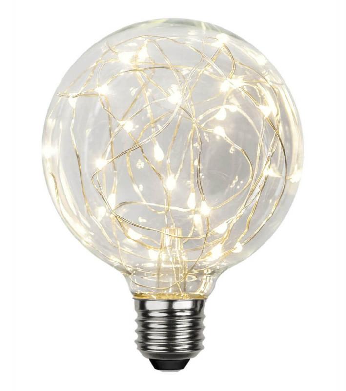 E27 Decoled Glob95 1.5W 2900K 45lm LED-Lampa