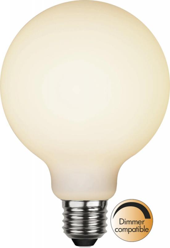 E27 Opal Glob95 5W 2600k 400lm LED-Lampa