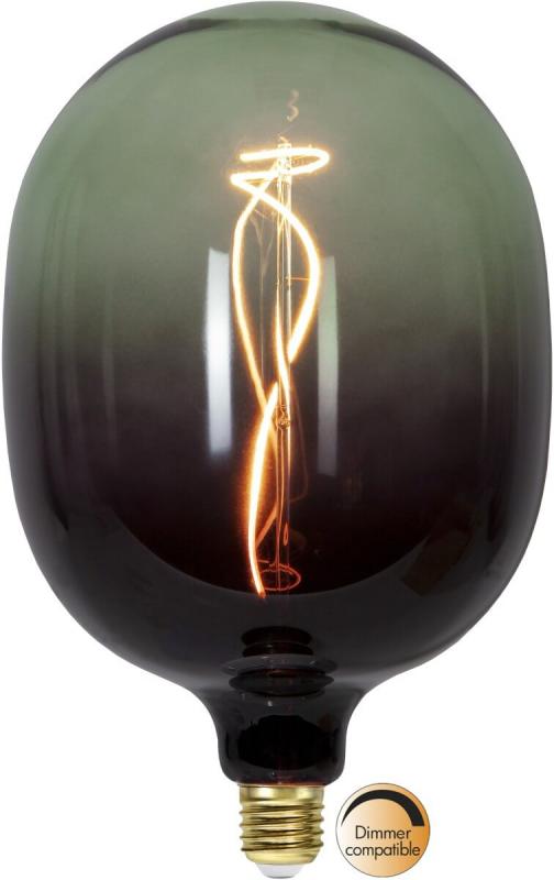 E27 DesignGlob 17,5cm Dimbar 4W 2200K 75lm Grön LED-Lampa