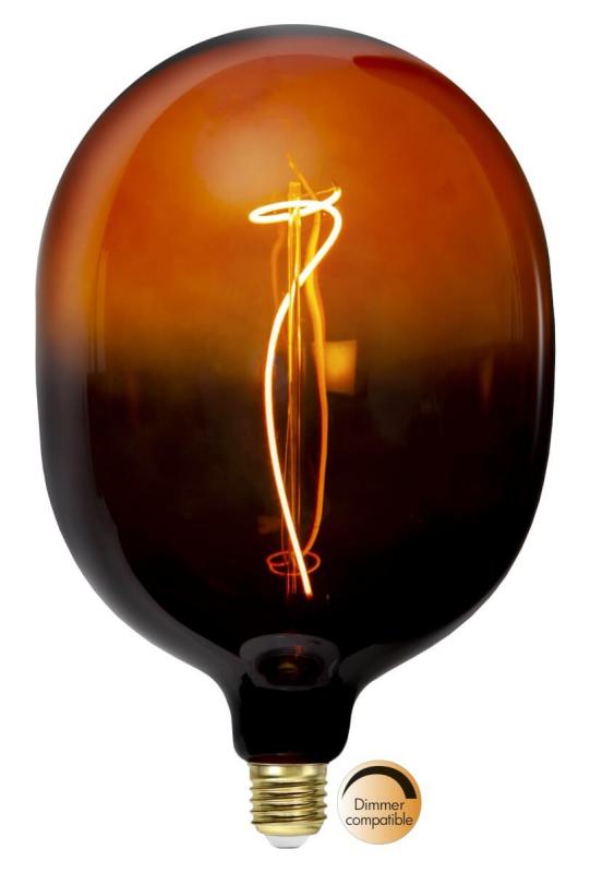 E27 DesignGlob 17,5cm Dimbar 4W 1700K 60lm Gul LED-Lampa