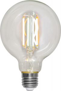 E27 Glob95 Smart Dimbar 7W 2700-6500K 806lm Klar LED-Lampa