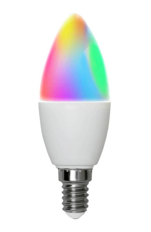 E14 Kronljus Smart Dimbar RGB 4.9W 470lm LED-Lampa