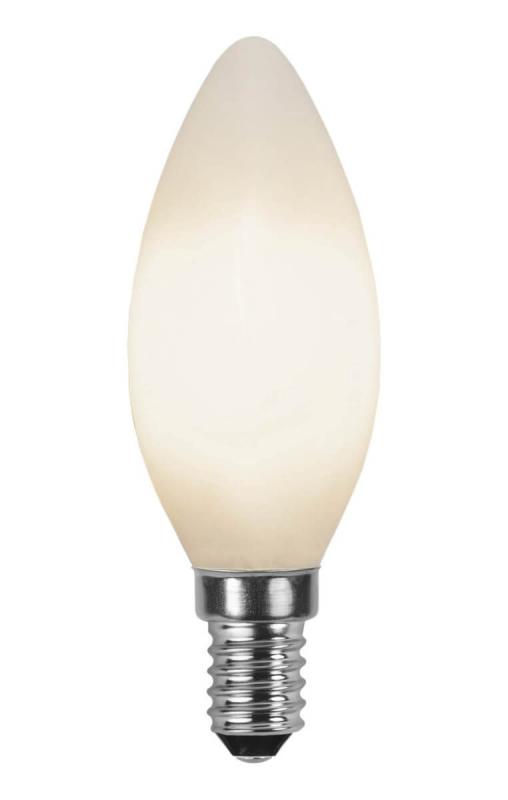 E14 Opal RA90 Kronljus 2W 2700K 150lm LED-Lampa