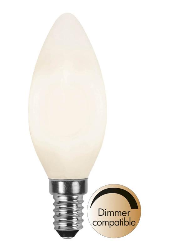 E14 Kronljus Dimbar Opal 5W 2700K 450lm LED-Lampa