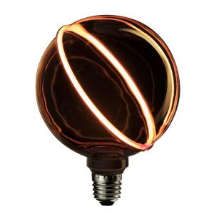 E27 O-LED NERO Glob125 Dimbar 1800K LED-Lampa