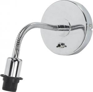 CIA Vägglampa 27cm Krom