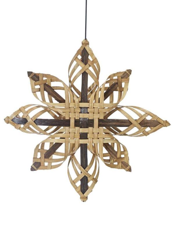 MARY Adventsstjärna 82cm Natur Rotting