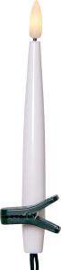 FLAMME Julgransbelysning Batteri 7,5m Vit