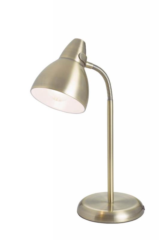 PARGA Bordslampa 38cm Flexarm Antik