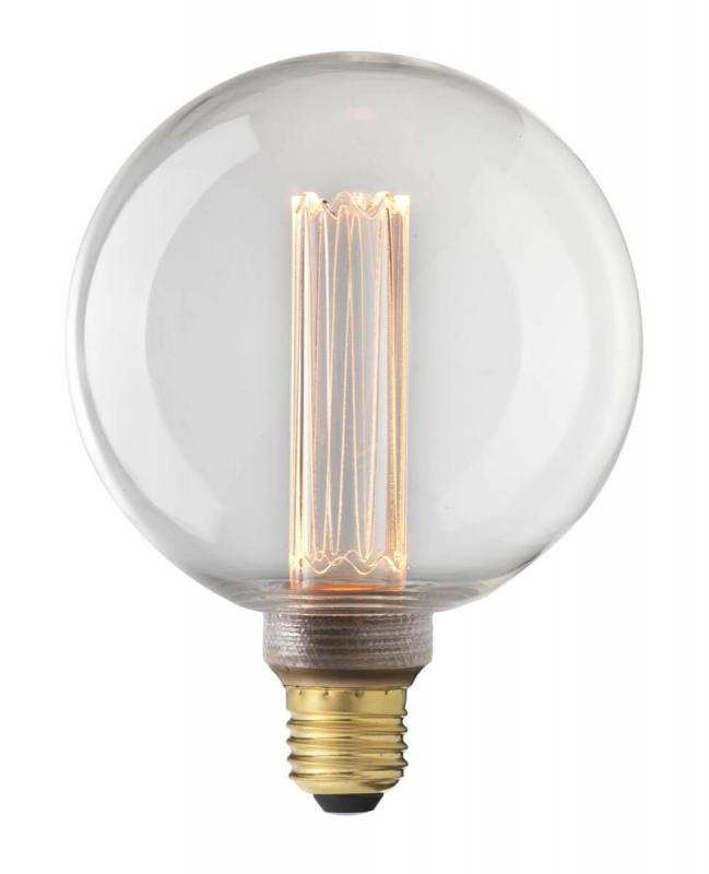 E27 UNI-K Glob125 Klar Dimbar 3,5W 1800K 120lm