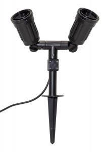 FIXTURE Spotlight Utomhus 27cm Svart IP44