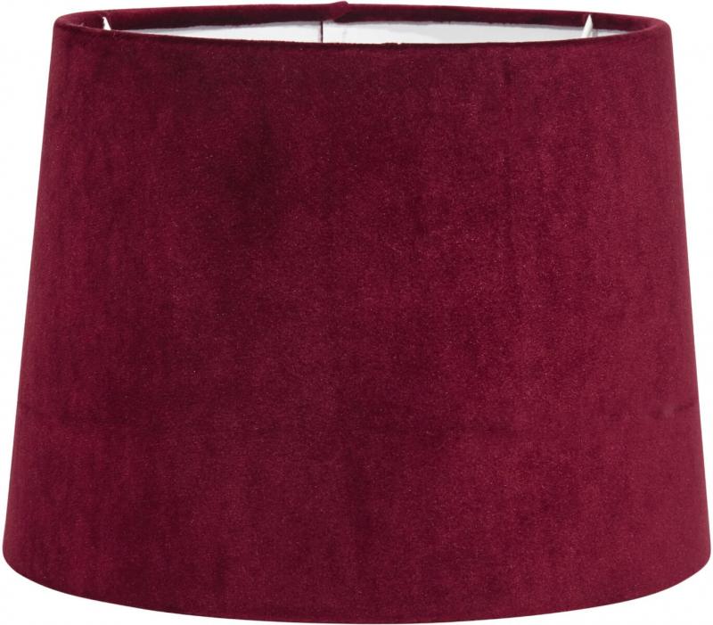 SOFIA SAMMET Lampskärm 20/17cm Vinröd