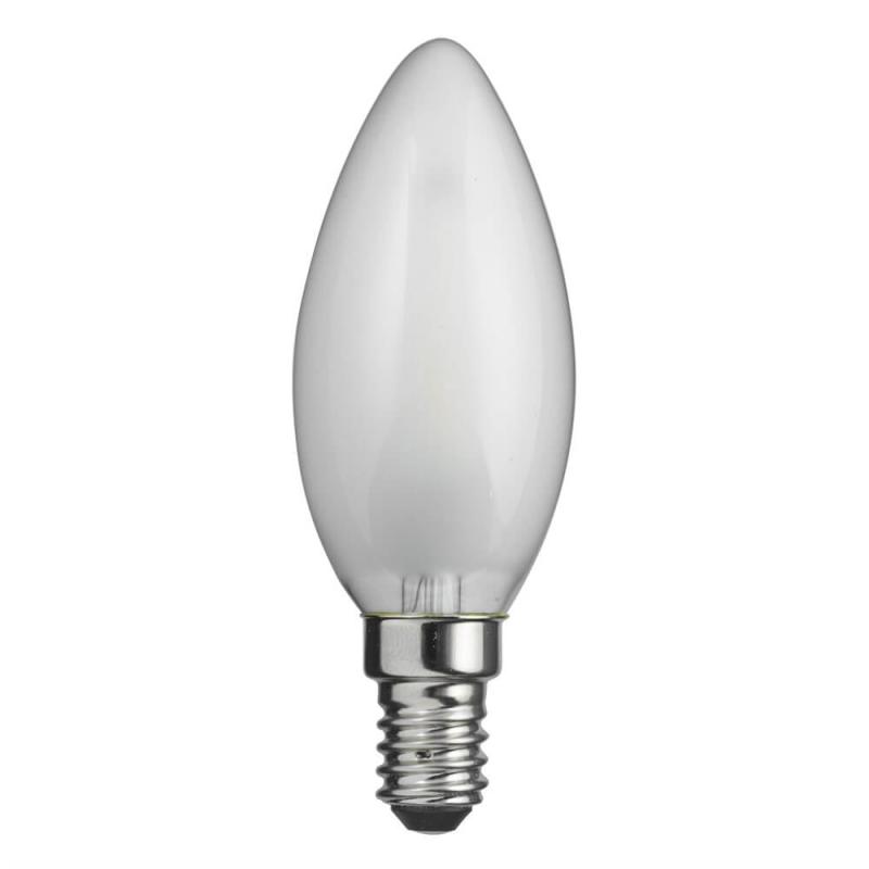 E14 CLASSIC Kronljus Matt 4W 2700K 400lm LED-Lampa