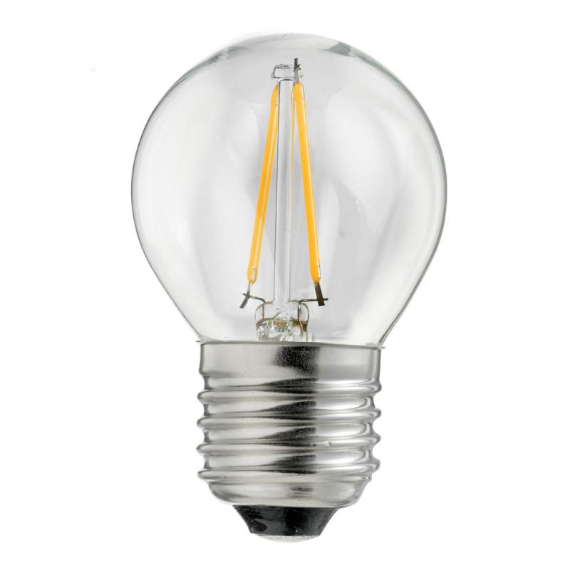 E27 Classic Klot 0,8W 2700K 80lm Klar LED-lampa