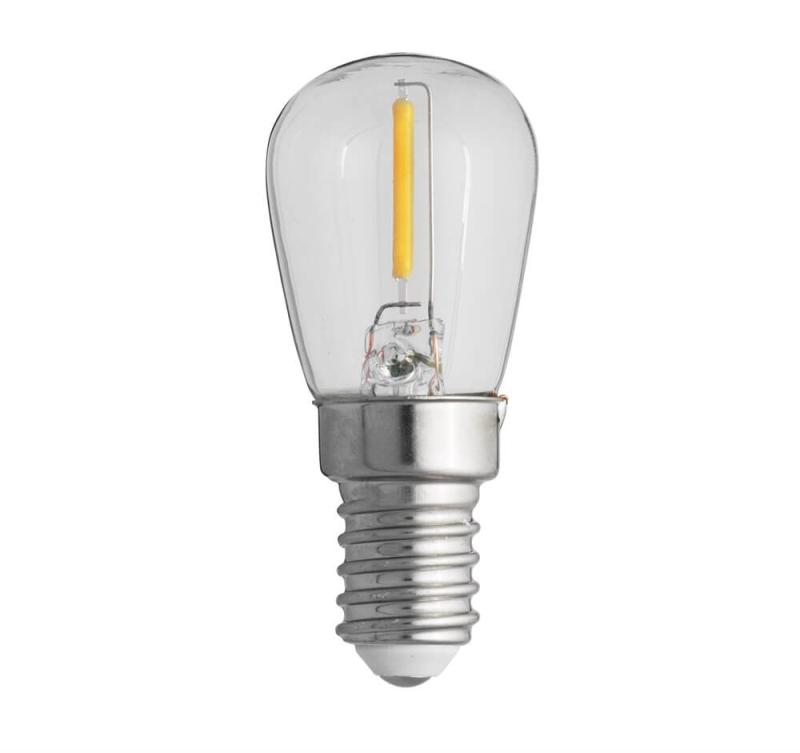 E14 CLASSIC Päron Klar 0,8W 2700K 50lm LED-Lampa