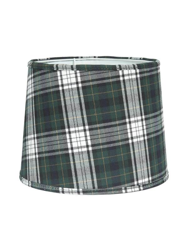 SOFIA Lampskärm 25/22cm Ruta Grön