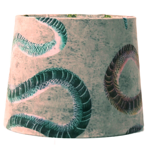 SOFIA SAMMET Lampskärm 25/22cm Kaa Grå