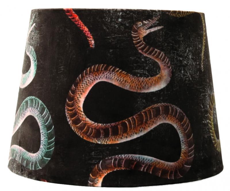 SOFIA SAMMET Lampskärm 25/22cm Kaa Svart