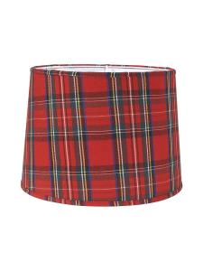 SOFIA Lampskärm 30/25cm Ruta Röd