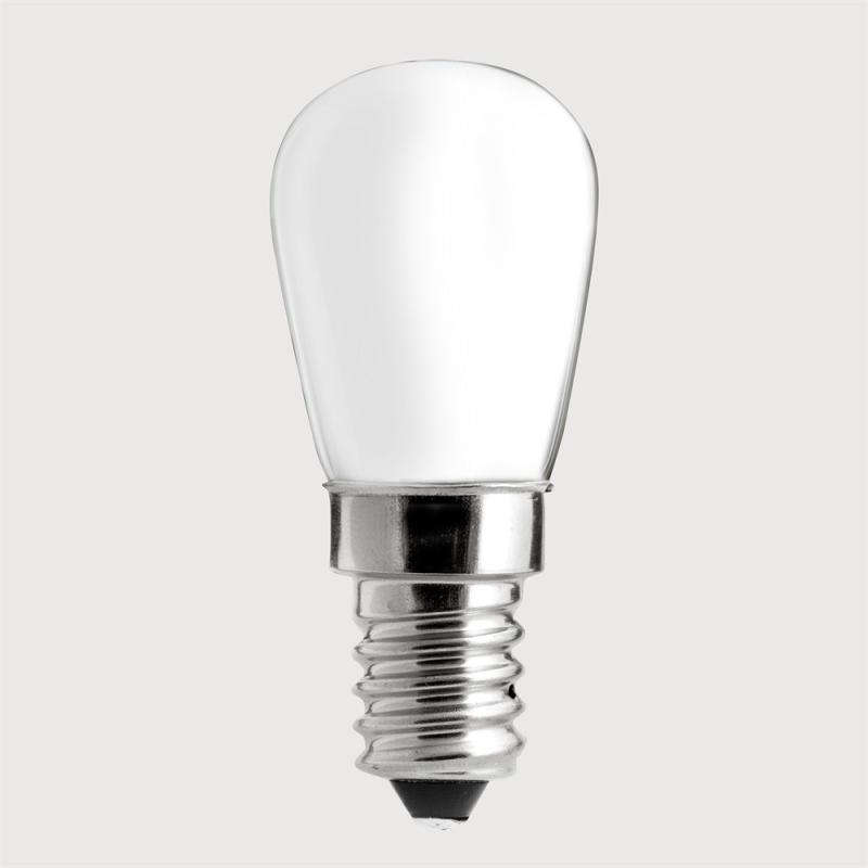 E14 UNI-WHITE Päron Opal 1,5W 2700K 60lm Dimbar