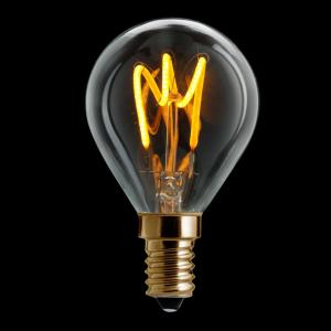 E14 UNI-FLEX Klot Klar 3W