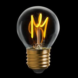 E27 UNI-FLEX Klot Klar 3W