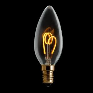 E14 UNI-FLEX Kron Klar 3W