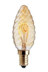 E14 UNI-FLEX Vr.Kron Klar Dimbar 3W