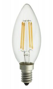 E14 UNI-LEDISON Kronljus Klar 2200K 4W 350lm Dimbar