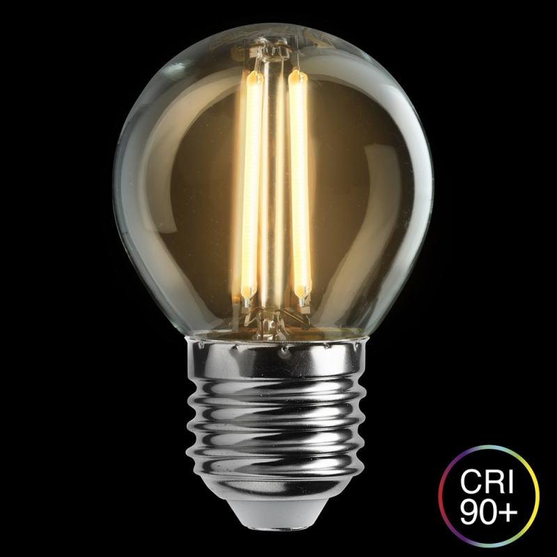 E27 Dim-To-Warm Klot 2W 2700-2200K 190lm LED-Lampa