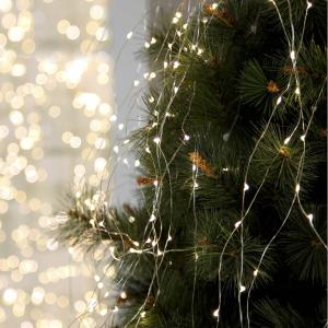 DEW DROP Ljusslinga 1,4m 125LED Daylight/Silver