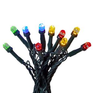 DIAMOND STAR LIGHT Ljusslinga 100L 7,5m Svart/Flerfärgad IP44